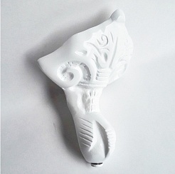 Magliezza Чугунная ванна Gracia Nero 170x76 (ножки белые) – фотография-3